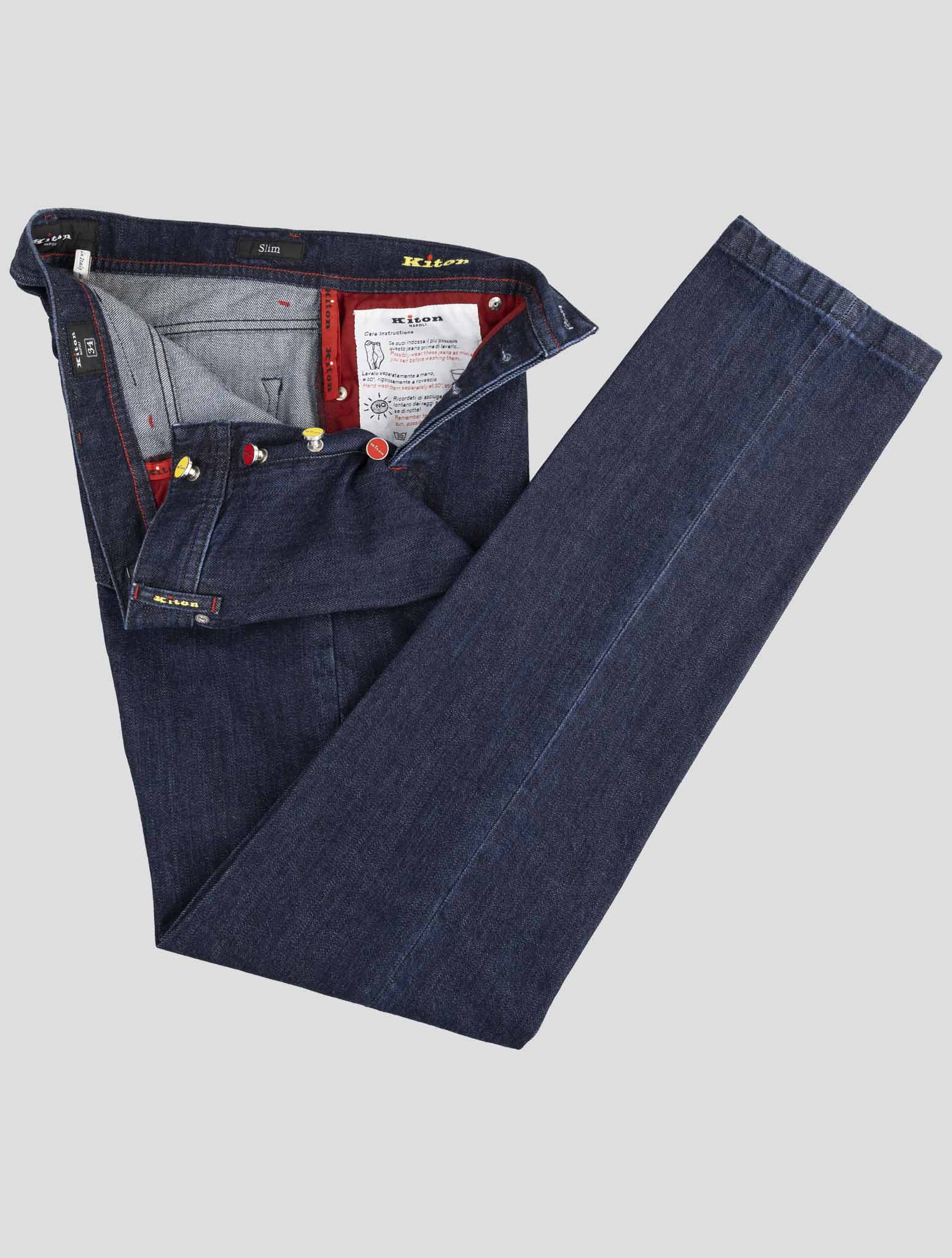 Kiton Denim Cotton Ea Jeans