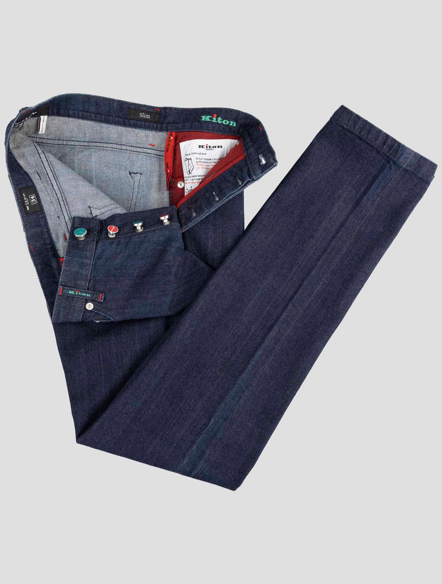 Kiton Denim Cotton Ea Jeans