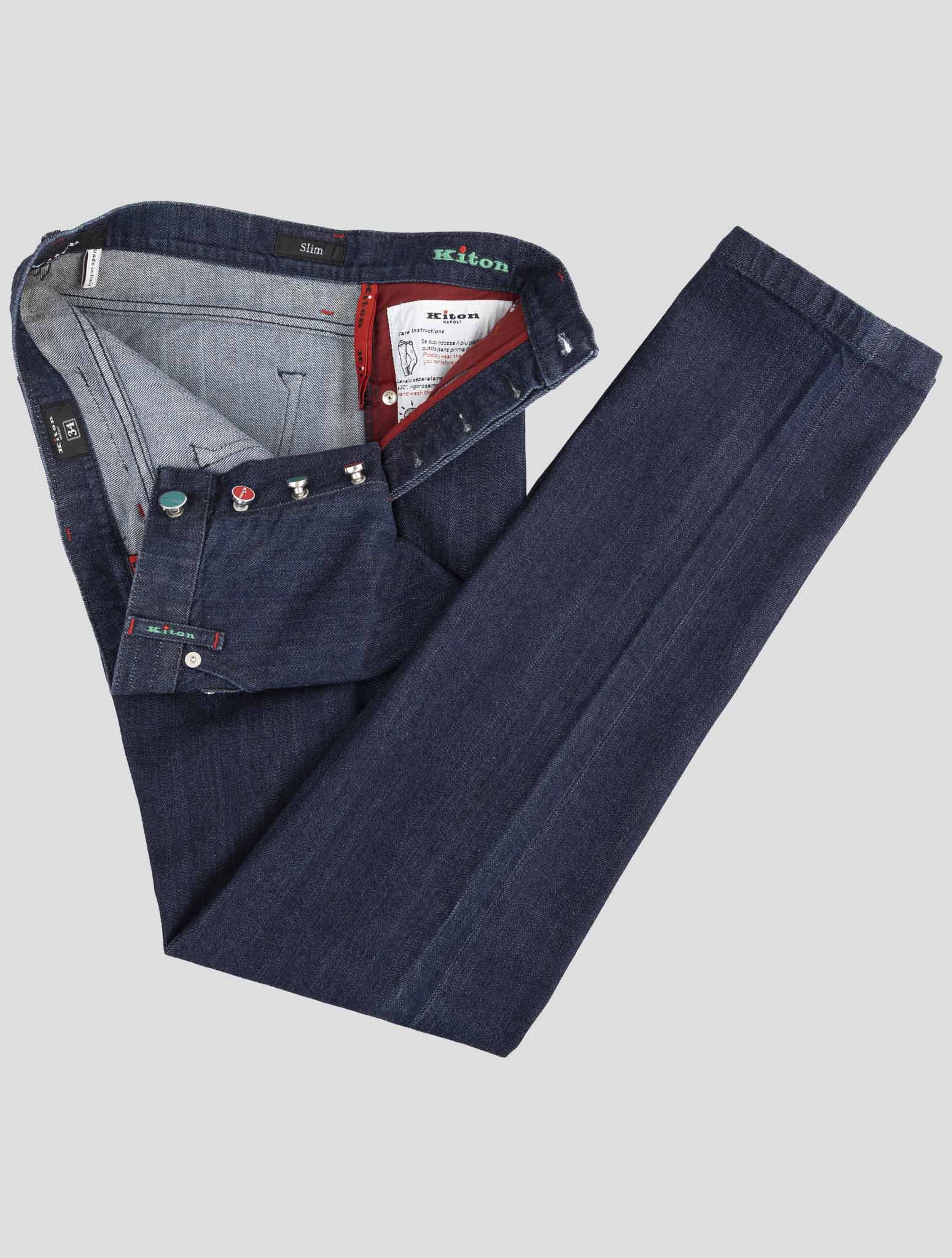 Kiton Denim Cotton Ea Jeans