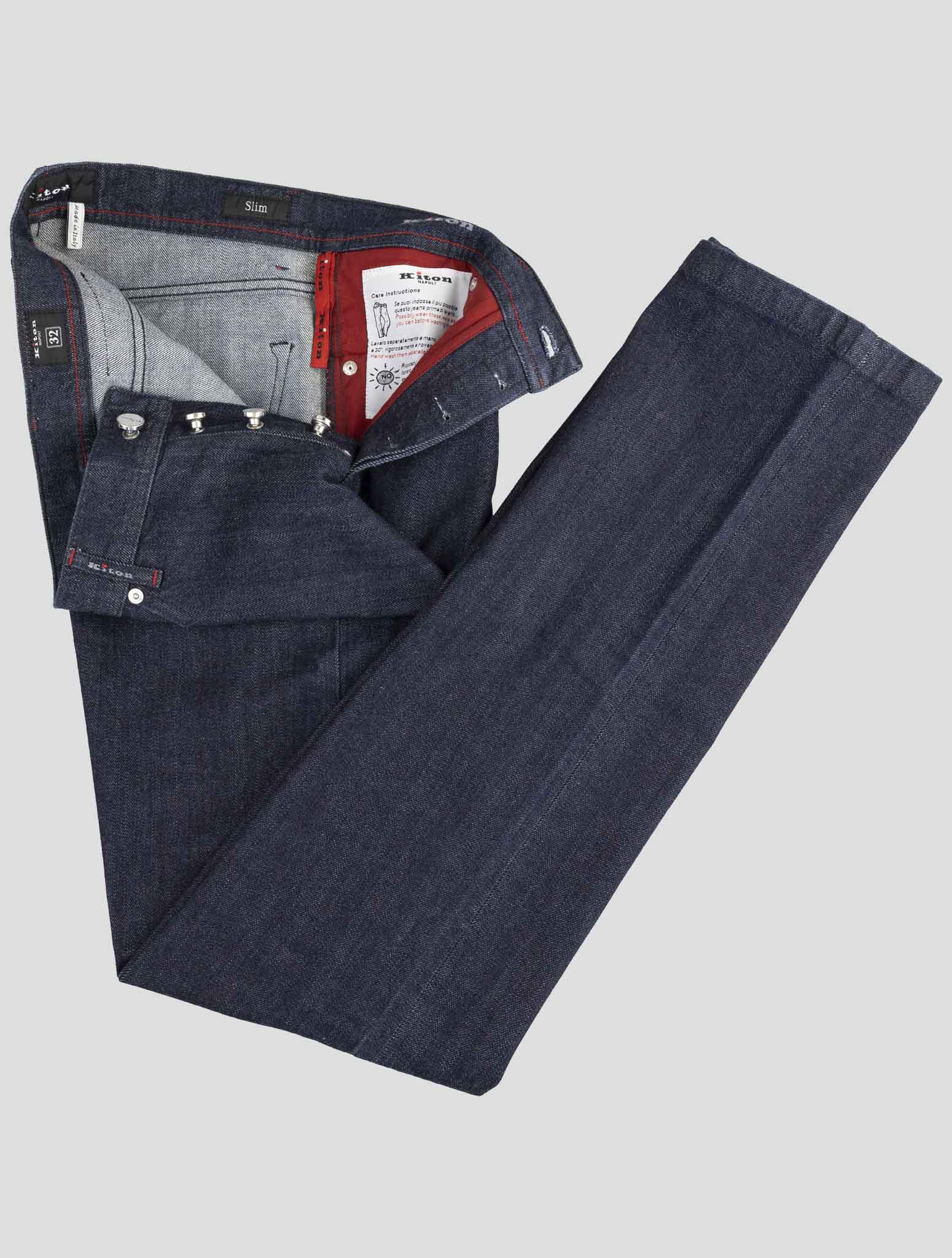 Kiton Denim Cotton Ea Jeans