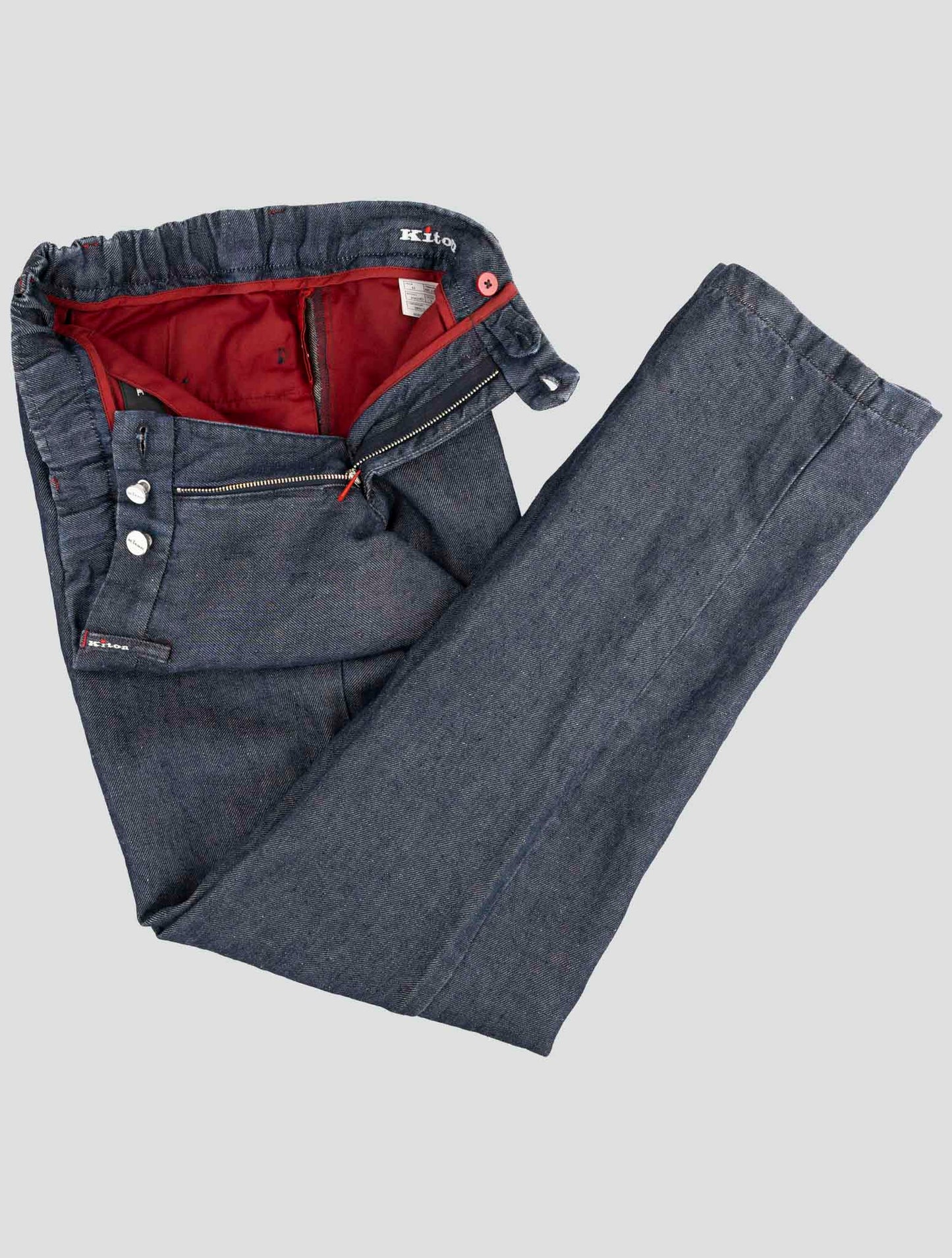 Kiton Denim Cotton Ea Pants