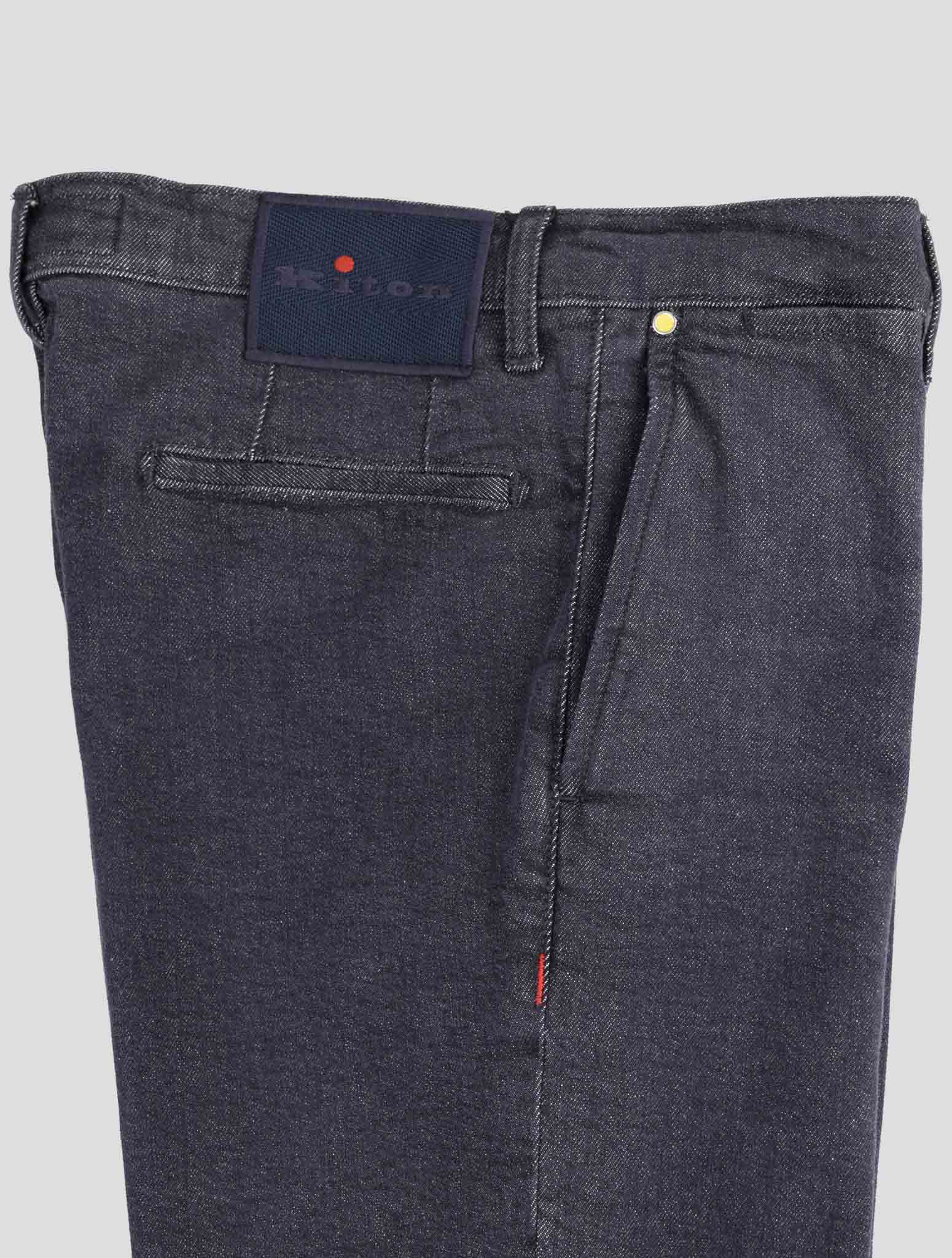 Kiton Denim Cotton Ea Pants