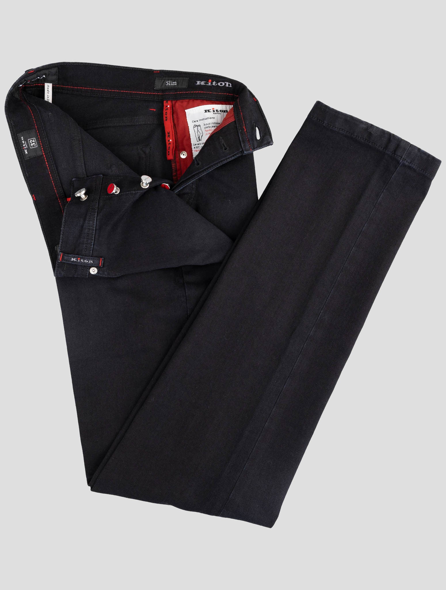 Kiton Denim Cotton Ea Jeans