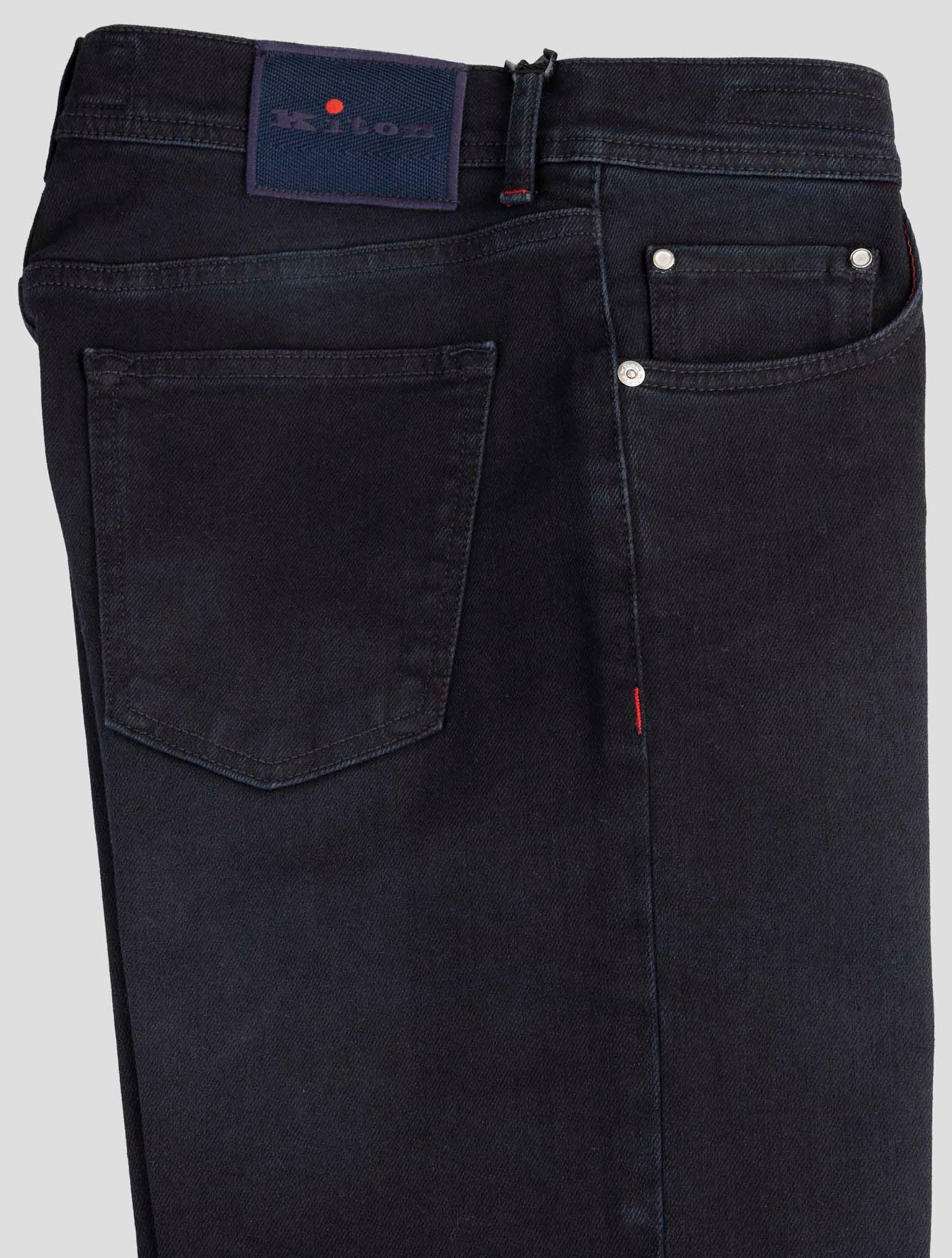 Kiton Dark Blue Cotton Pl Ea Jeans