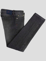 Kiton Dark Gray Cotton Ea Jeans
