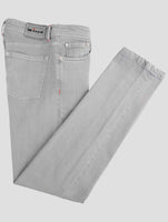 Kiton Gray Cotton Ea Jeans