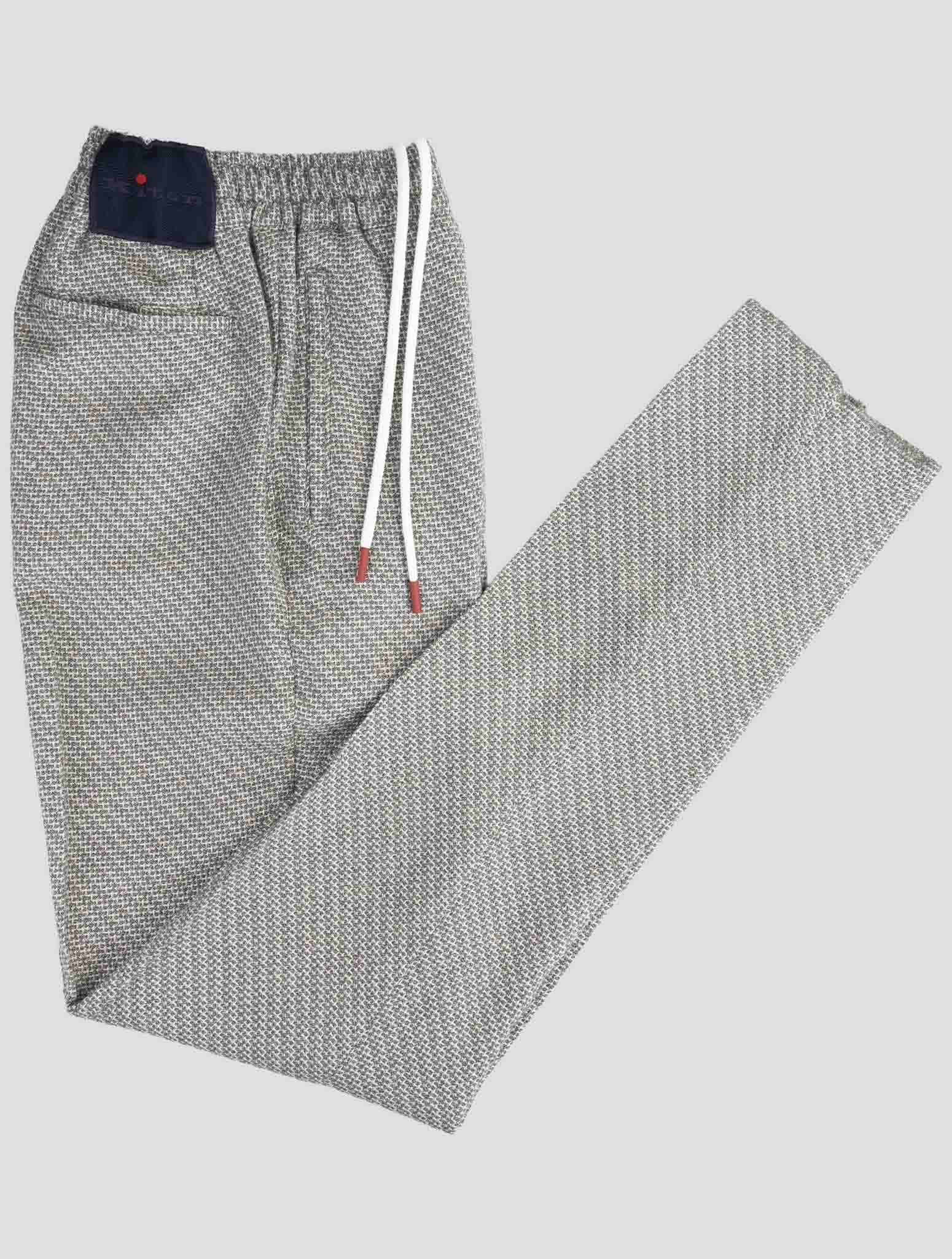Kiton Gray Cashmere Pants