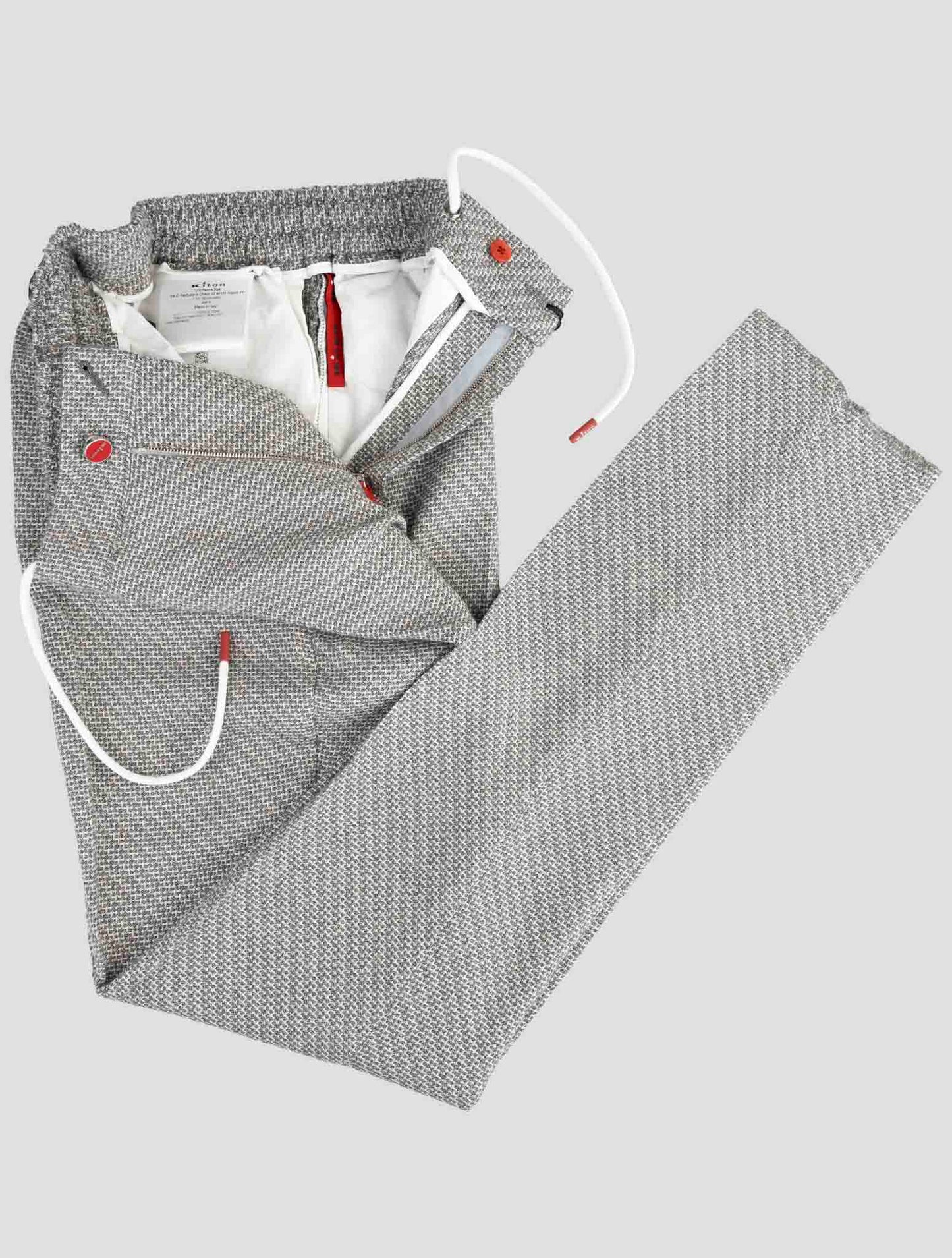 Kiton Gray Cashmere Pants