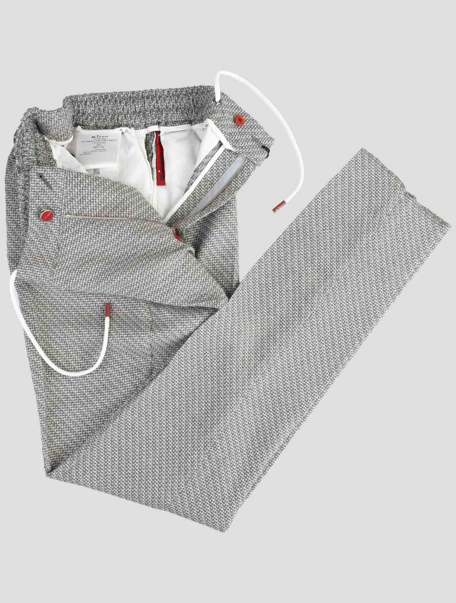 Kiton Gray Cashmere Pants