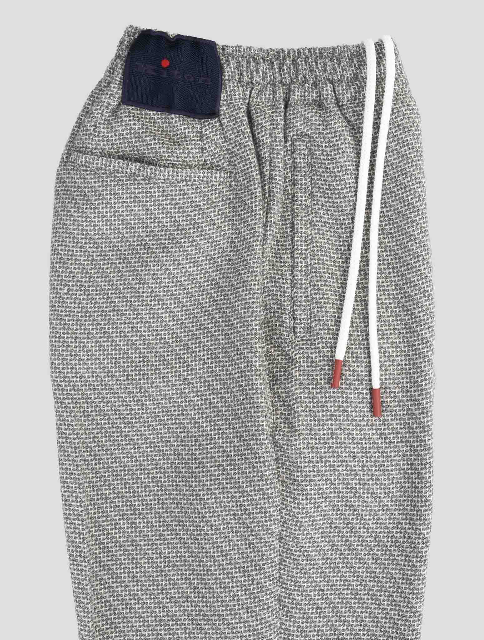 Kiton Gray Cashmere Pants