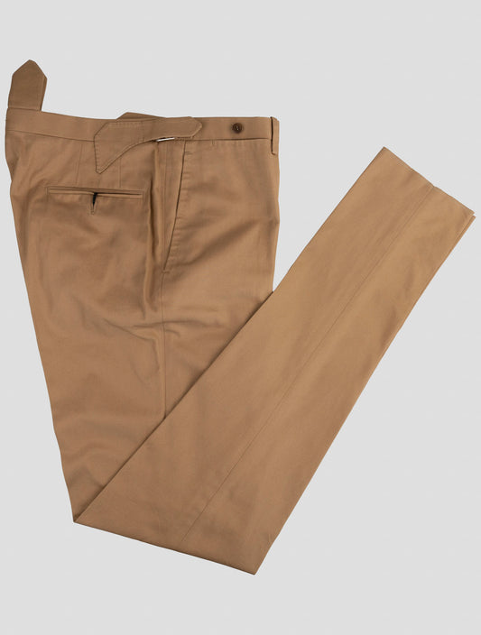 Kiton Brown Cotton Pants