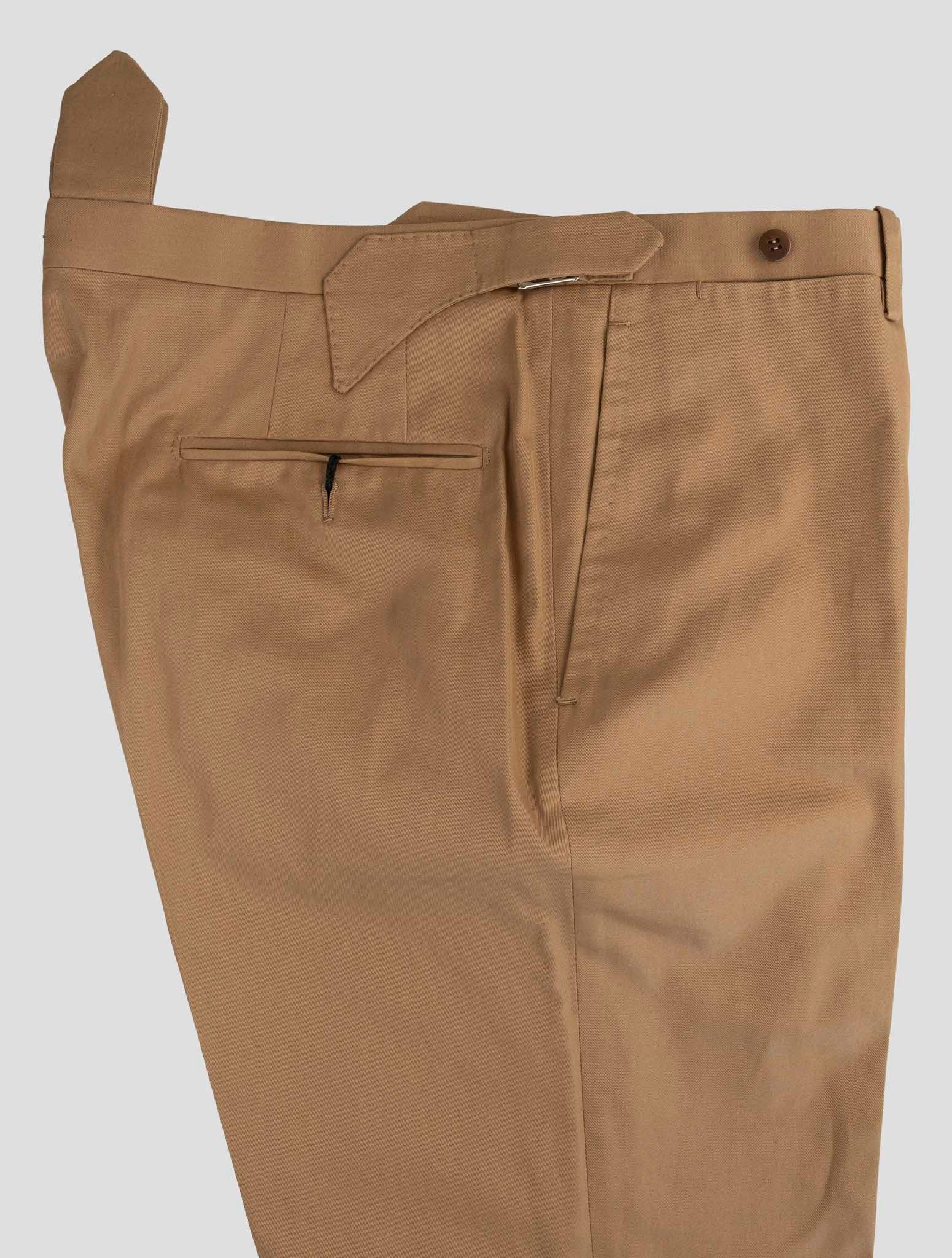 Kiton Brown Cotton Pants