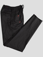 Kiton Black Cotton Ea Pants