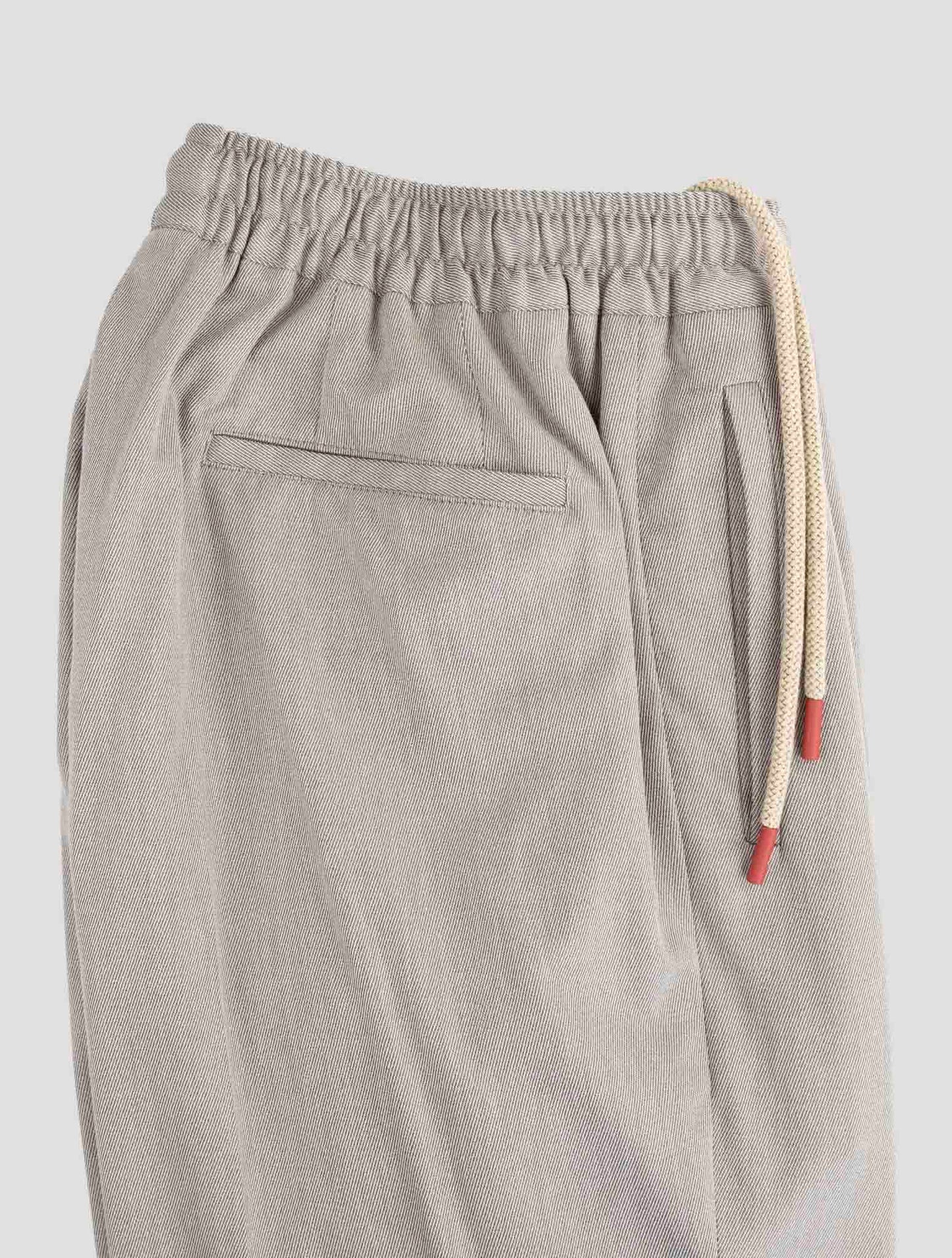 Kiton Gray Cotton Cashere Silk Pa Ea Pants