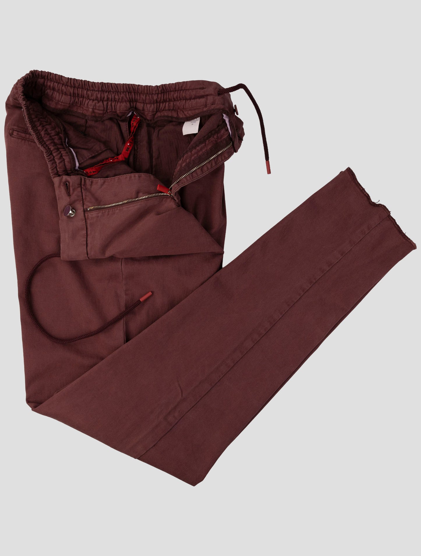 Kiton Purple Lyocell Cotton Ea Pants