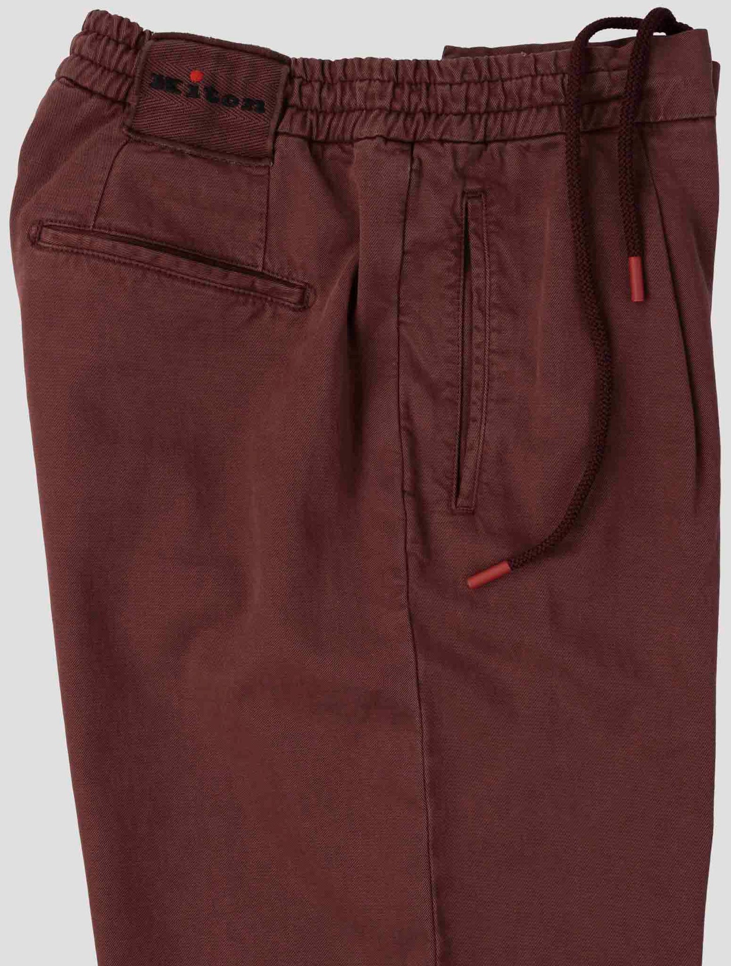 Kiton Purple Lyocell Cotton Ea Pants