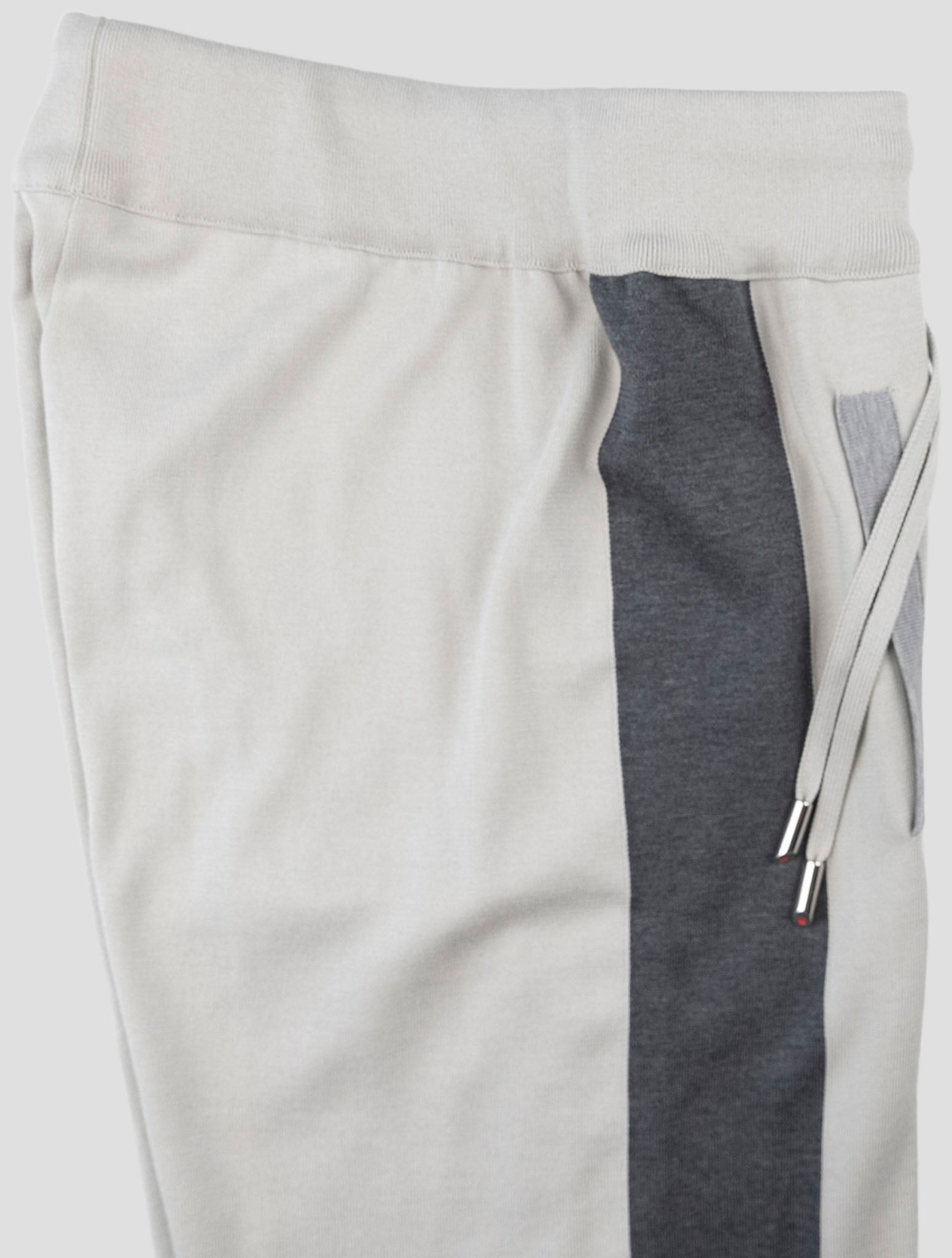 Kiton Gray Cotton Jogging Pants