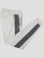 Kiton Gray Cotton Jogging Pants