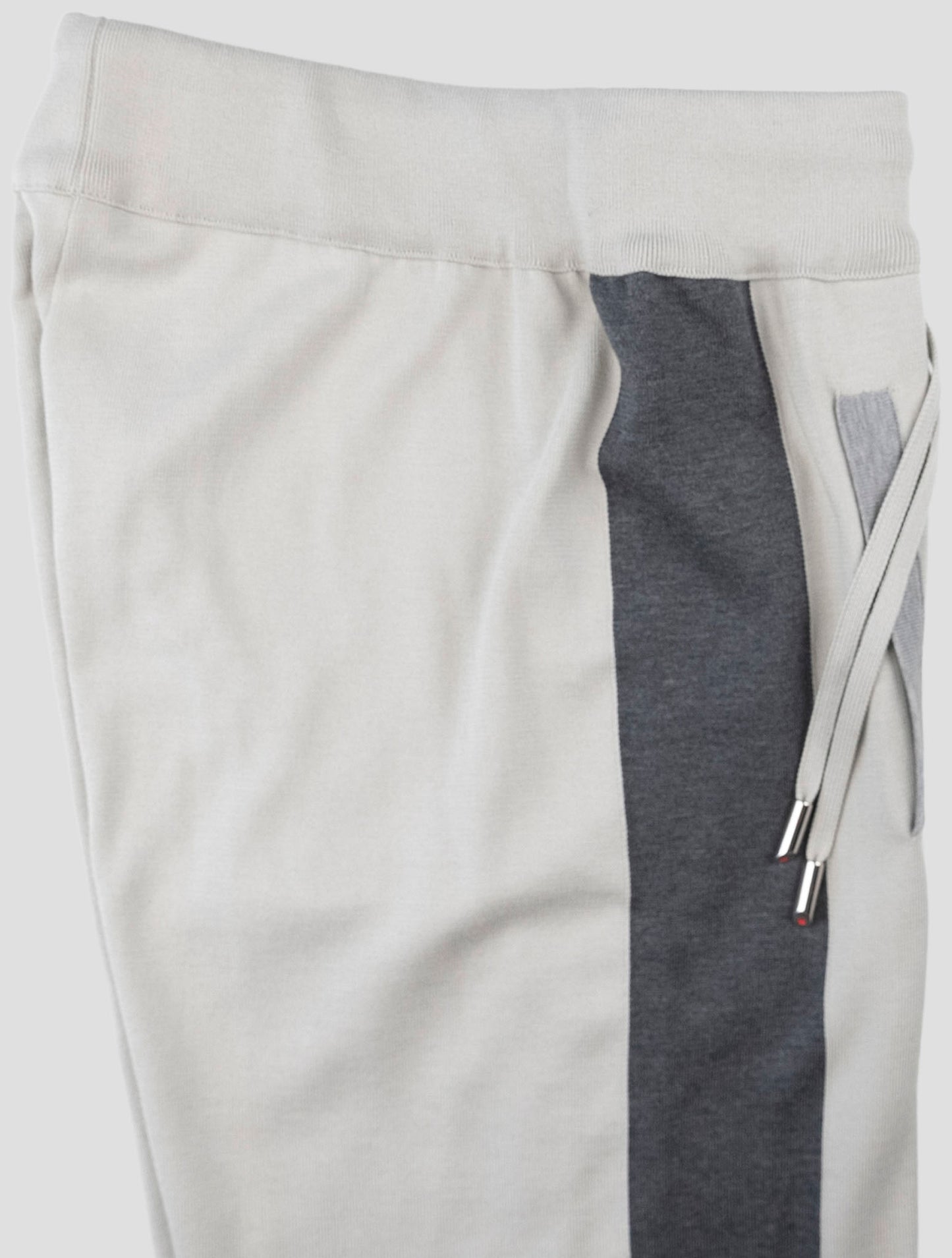 Kiton Gray Cotton Jogging Pants