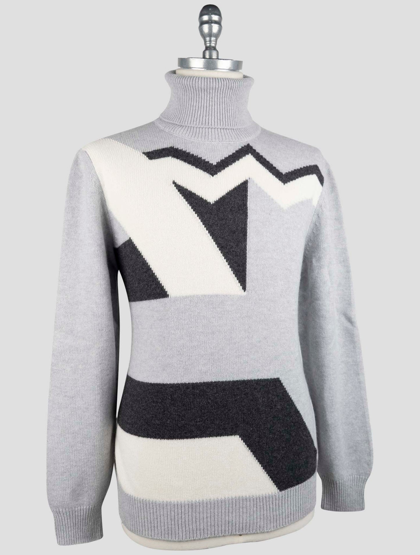 Kiton Multicolor Cashmere Sweater Turtleneck