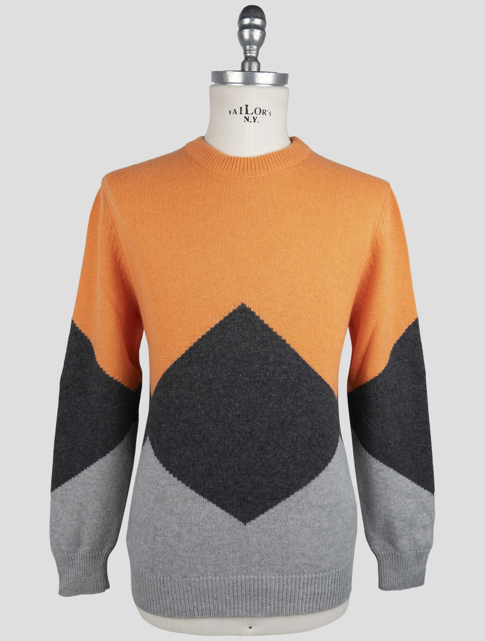 Kiton ulticolor Cashmere Sweater Crewneck