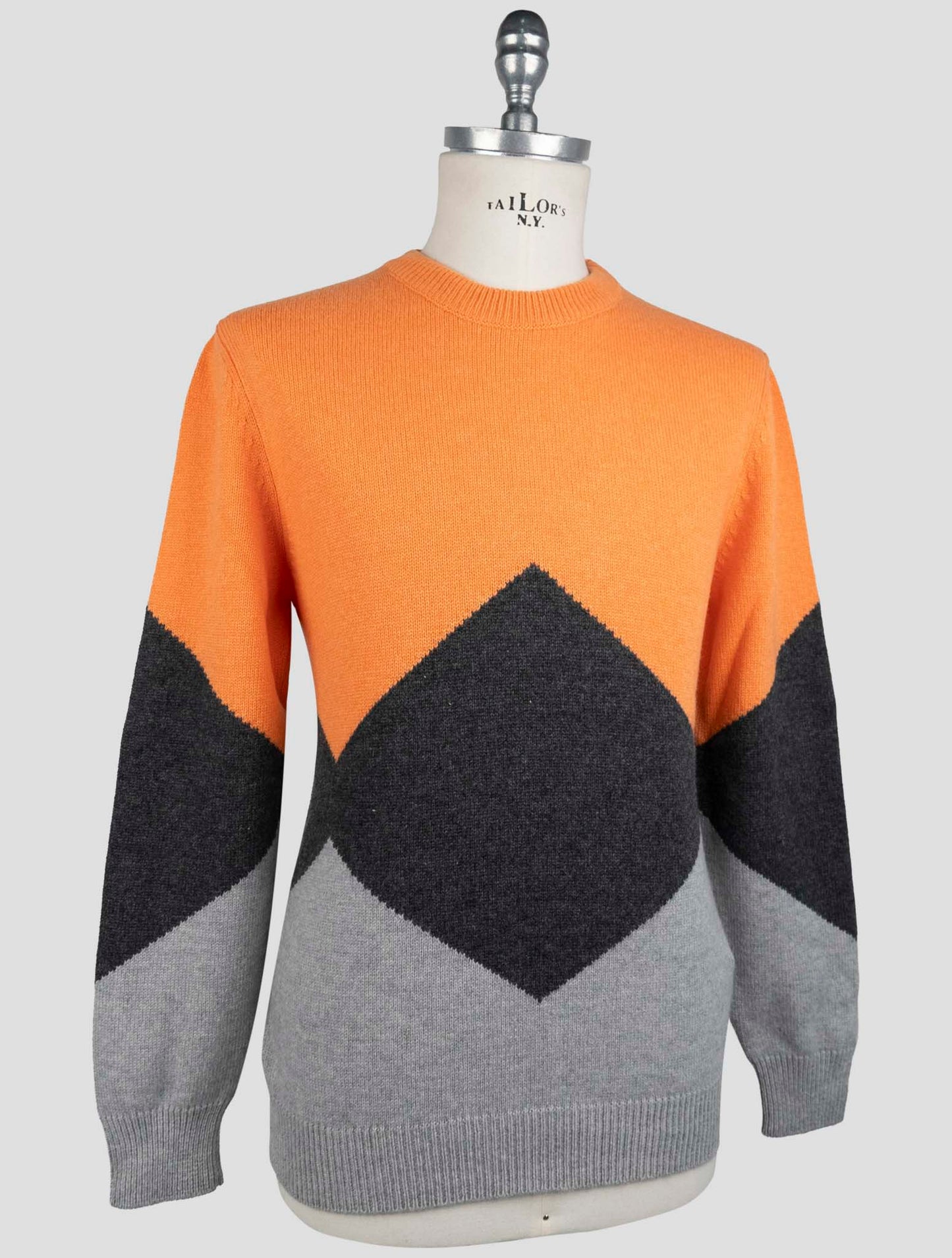 Kiton ulticolor Cashmere Sweater Crewneck