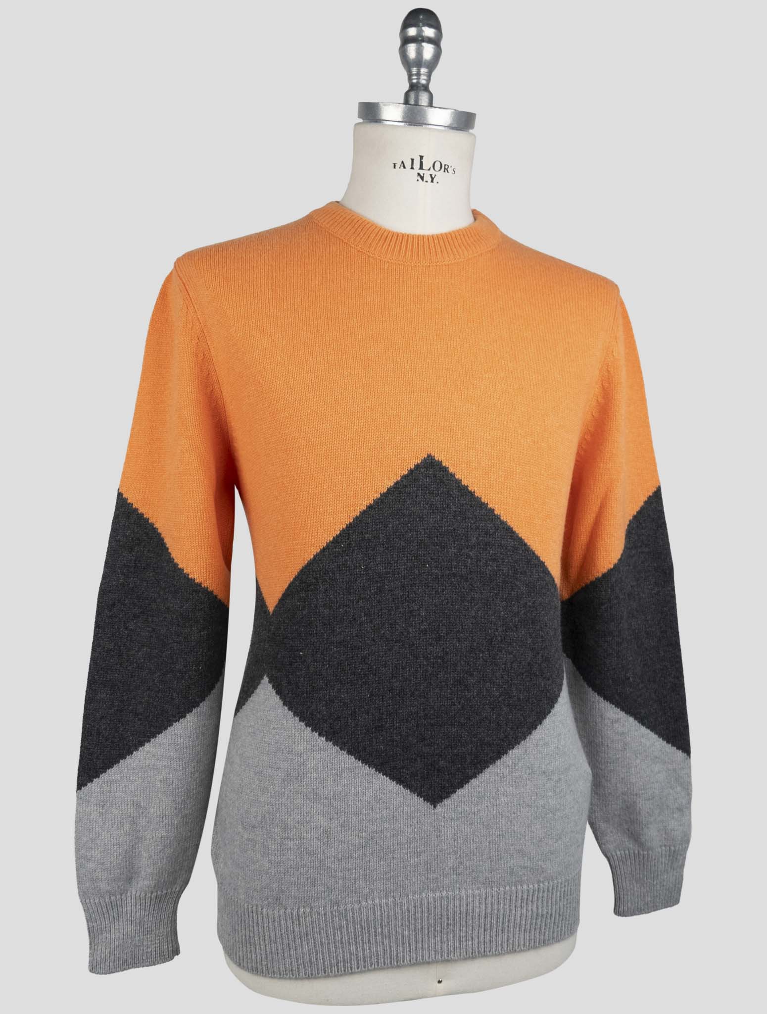 Kiton ulticolor Cashmere Sweater Crewneck