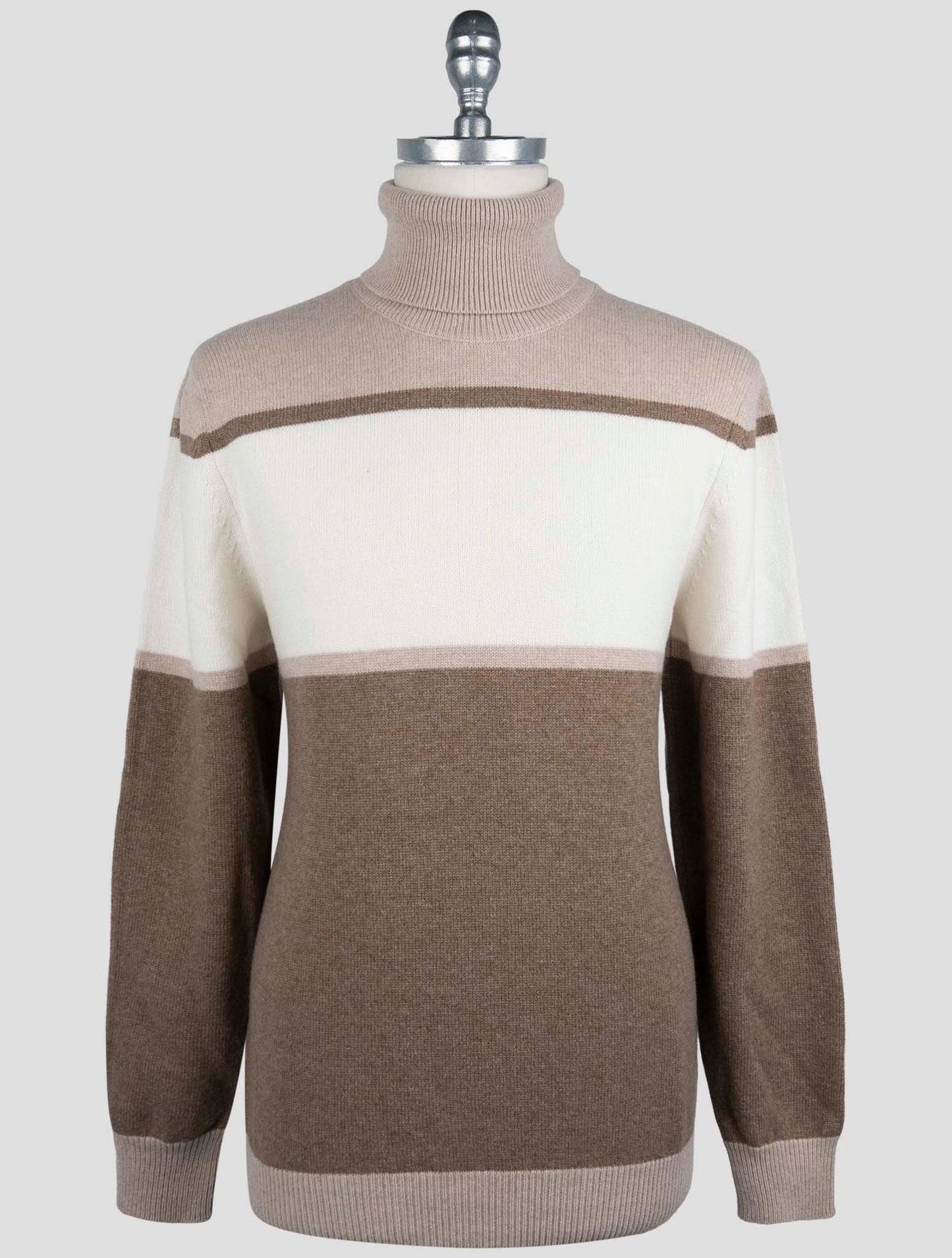 Kiton Multicolor Cashmere Sweater Turtleneck