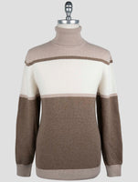 Kiton Multicolor Cashmere Sweater Turtleneck