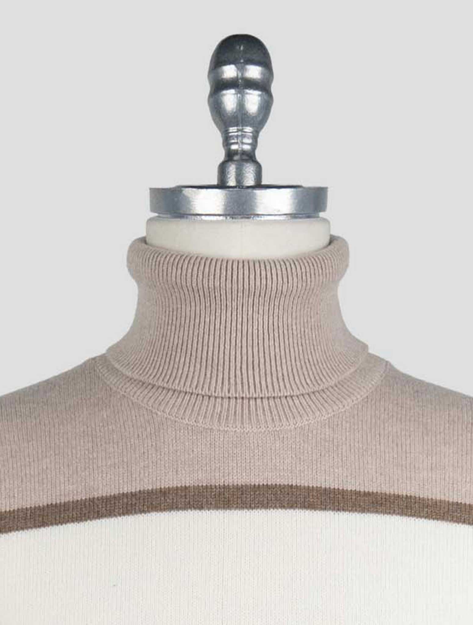 Kiton Multicolor Cashmere Sweater Turtleneck
