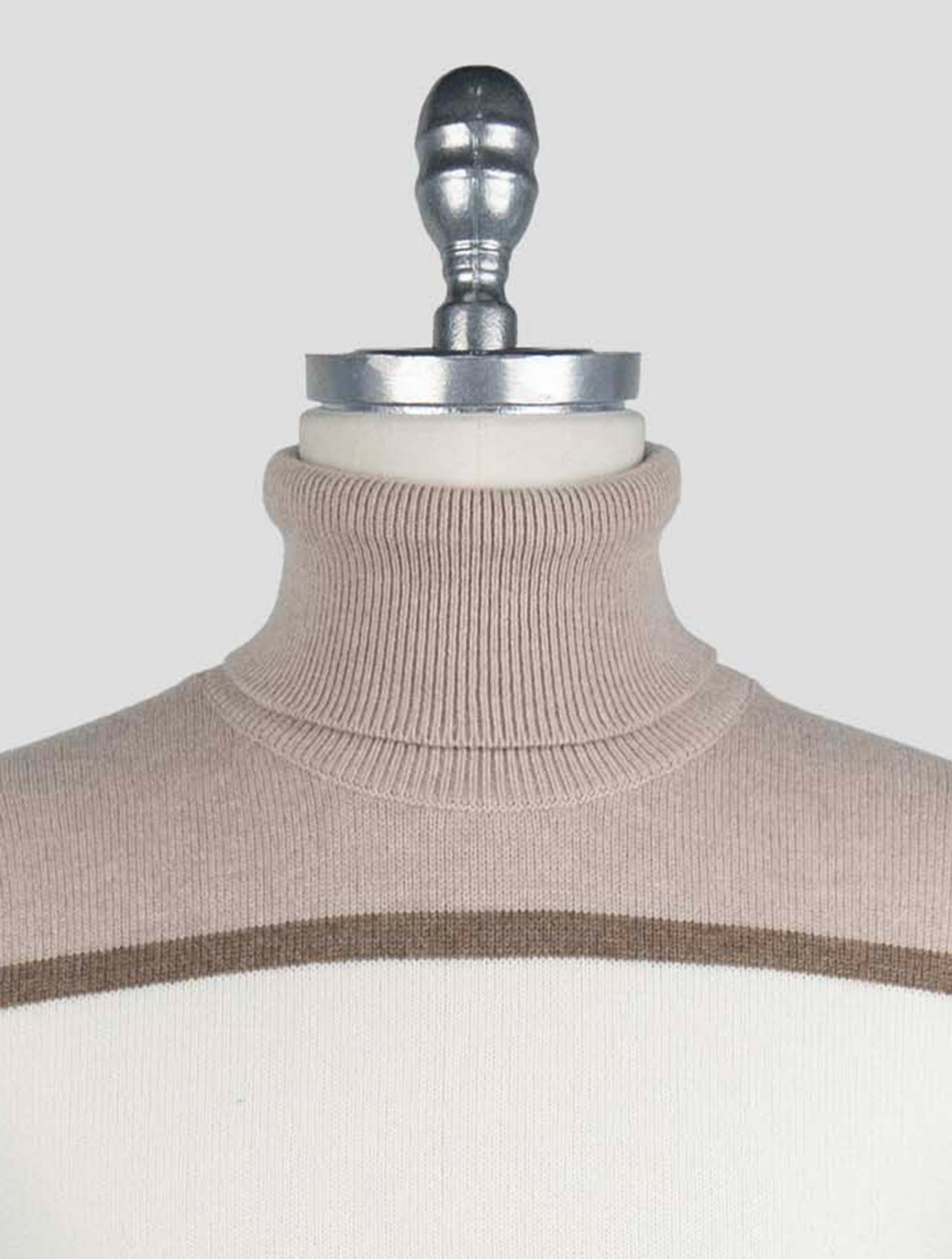 Kiton Multicolor Cashmere Sweater Turtleneck