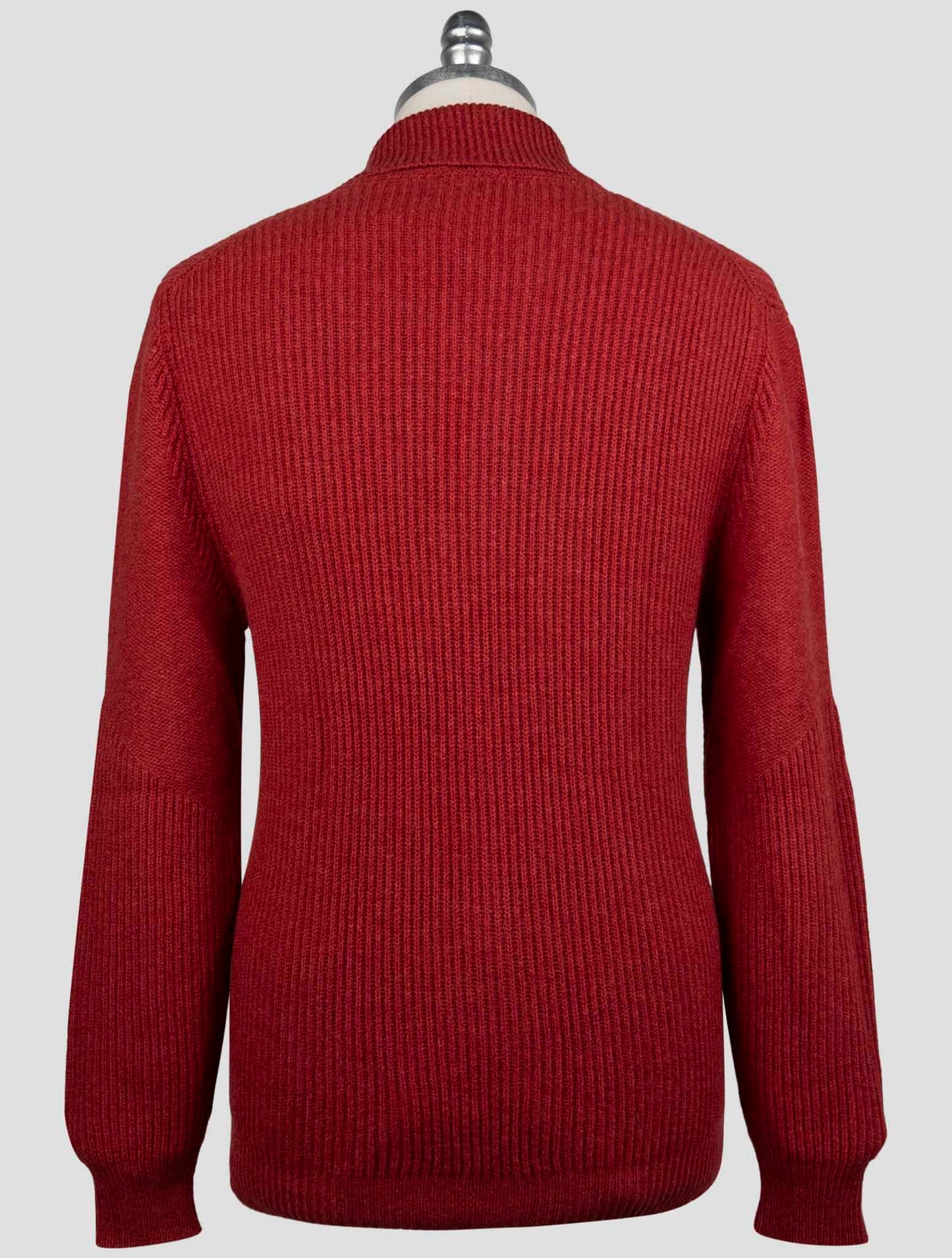 Kiton Burgundy Cashmere Sweater Cardigan