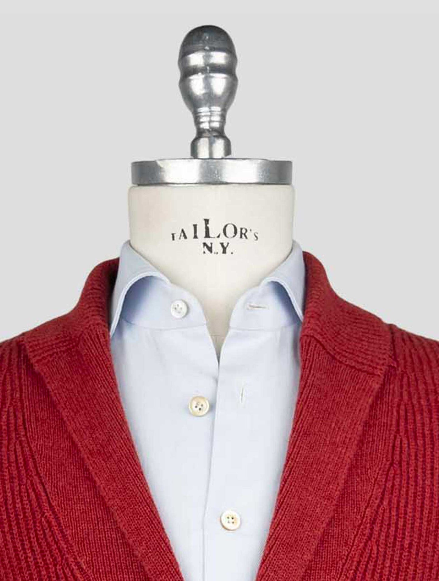 Kiton Burgundy Cashmere Sweater Cardigan
