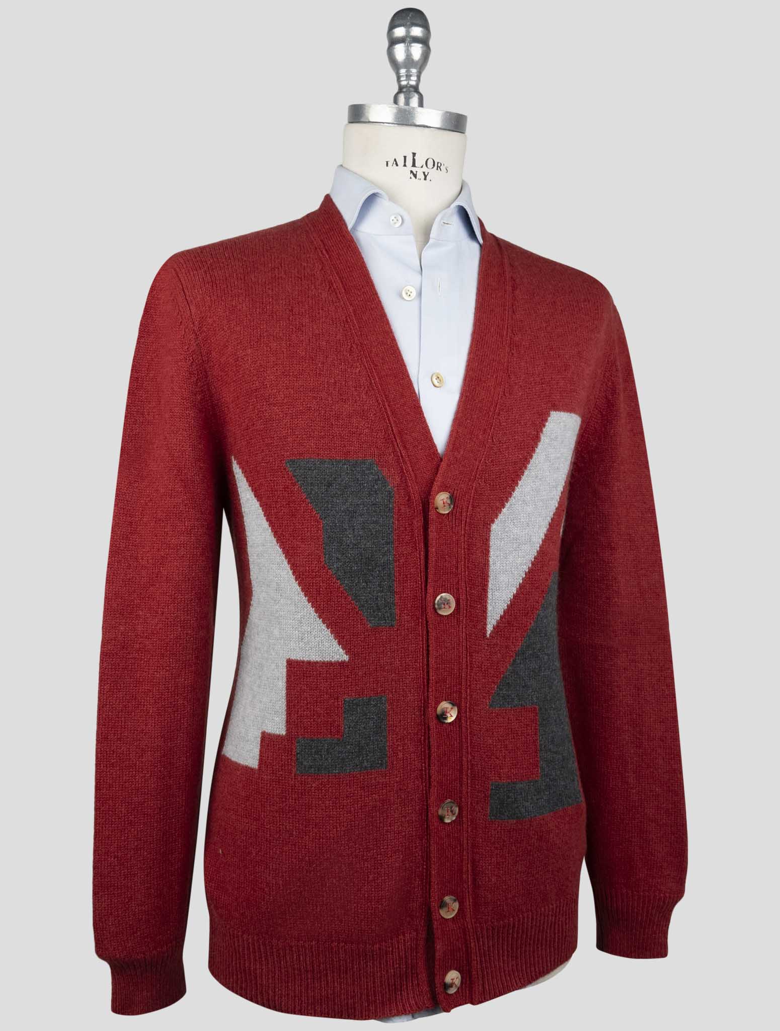 Kiton Multicolor Cashmere Sweater Cardigan