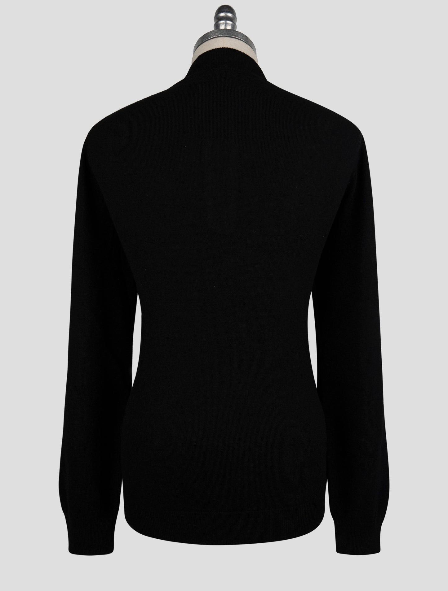 Kiton Dark Blue Cashmere Sweater Half Zip