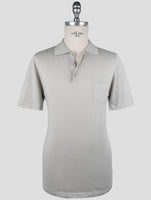 Kiton Gray Cotton Polo