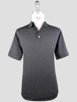 Kiton Dark Gray Cotton Polo