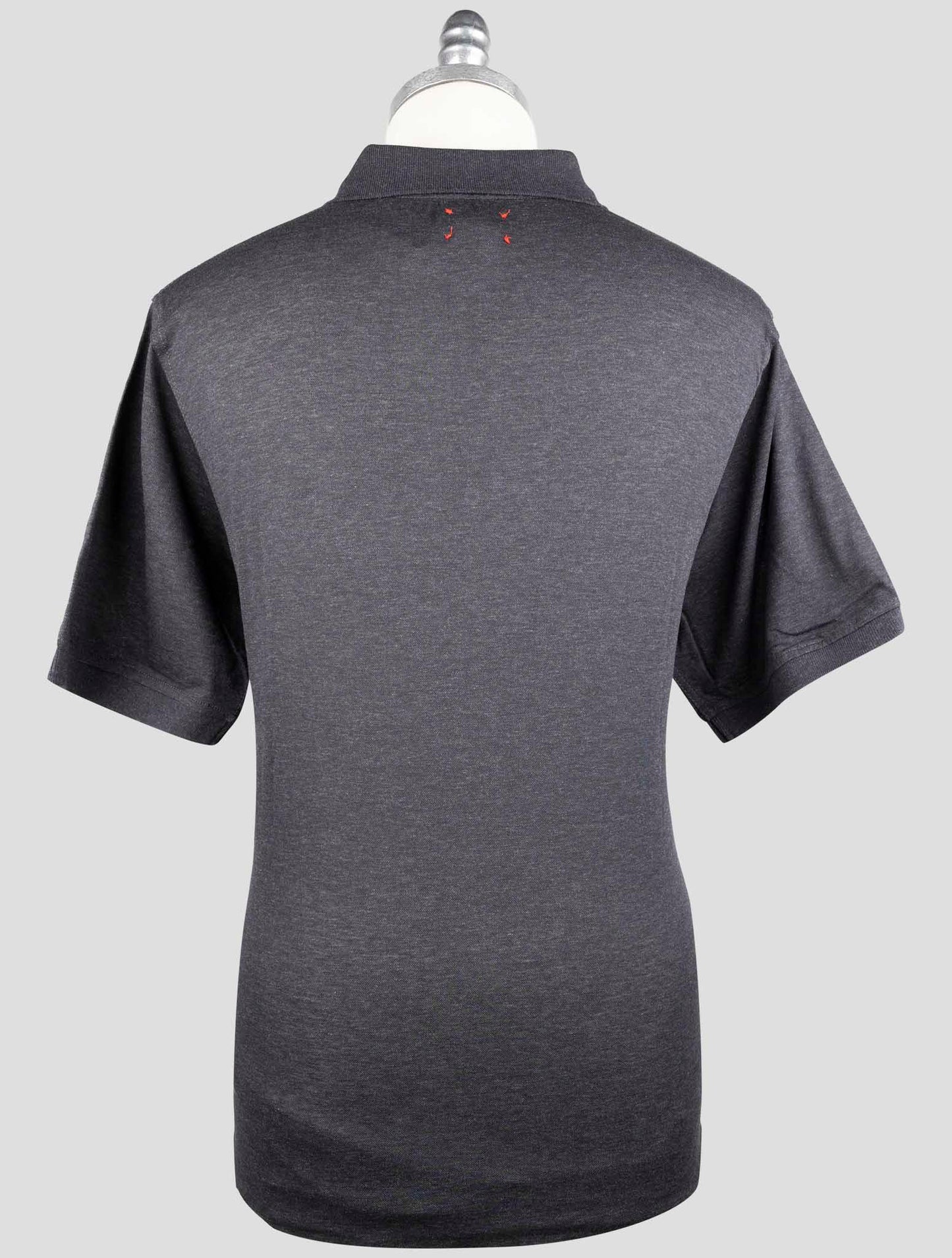 Kiton Dark Gray Cotton Polo
