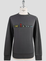 Kiton Gray Cotton Ea Sweater Hoodie