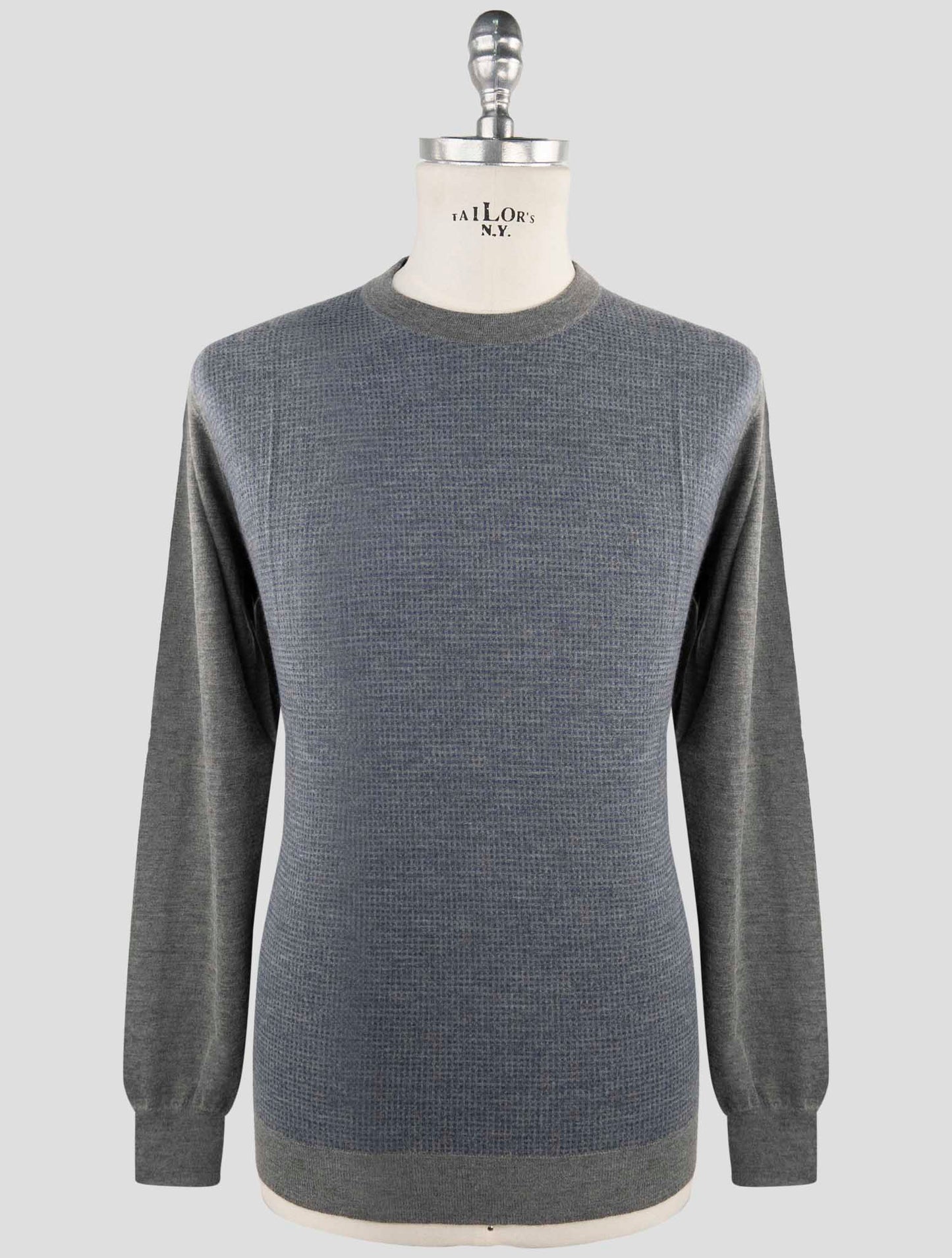 Kiton Multicolor Cashmere Silk Sweater Crewneck