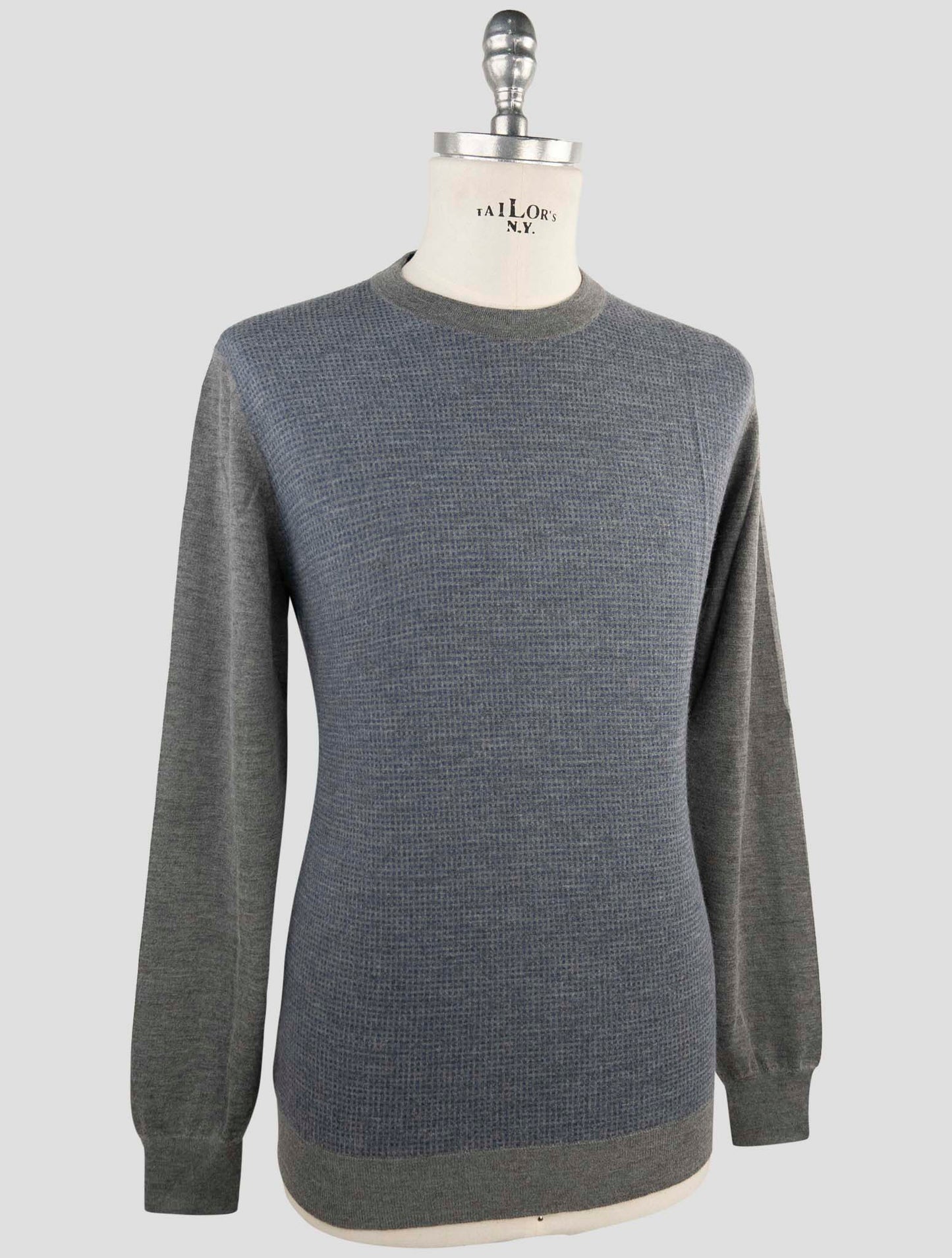 Kiton Multicolor Cashmere Silk Sweater Crewneck