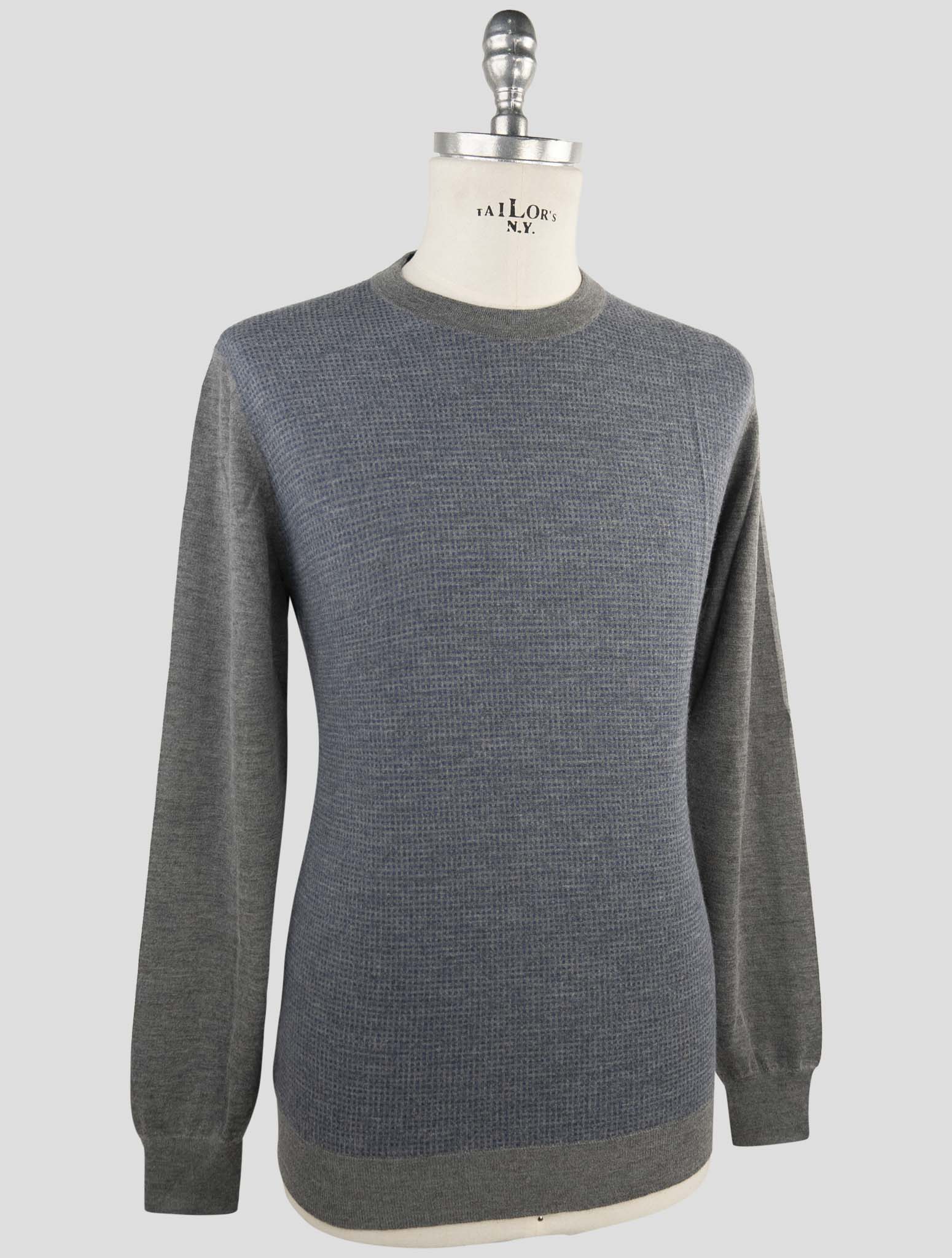 Kiton Multicolor Cashmere Silk Sweater Crewneck