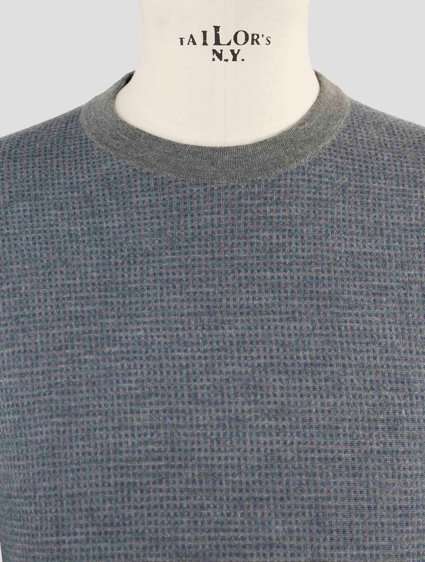 Kiton Multicolor Cashmere Silk Sweater Crewneck