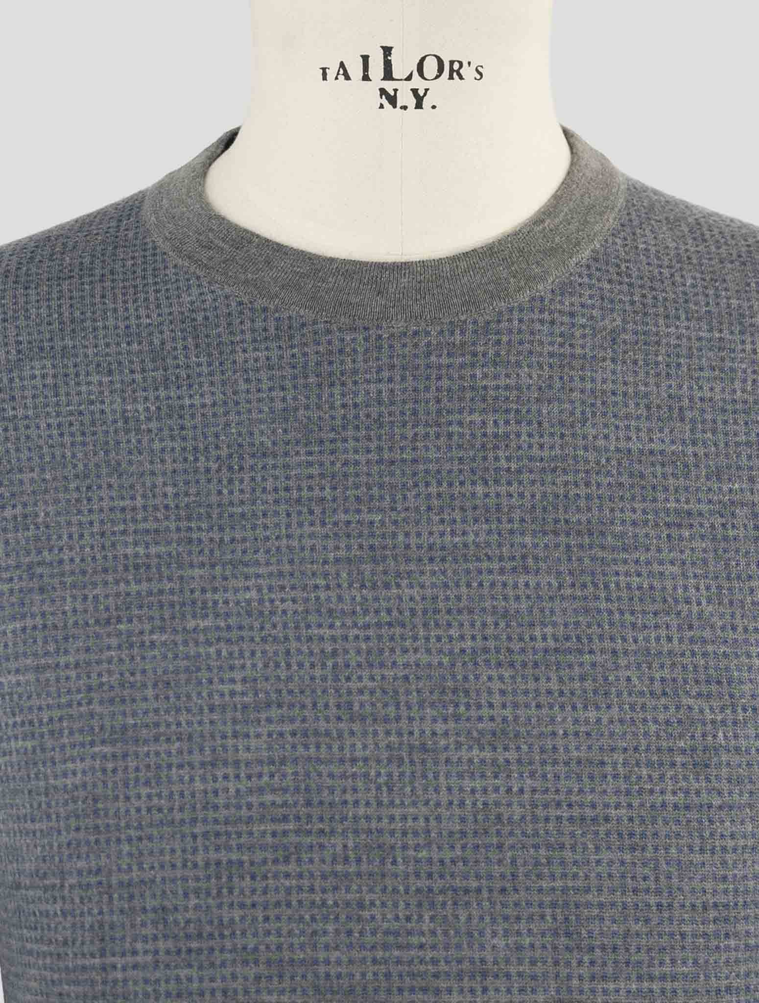 Kiton Multicolor Cashmere Silk Sweater Crewneck