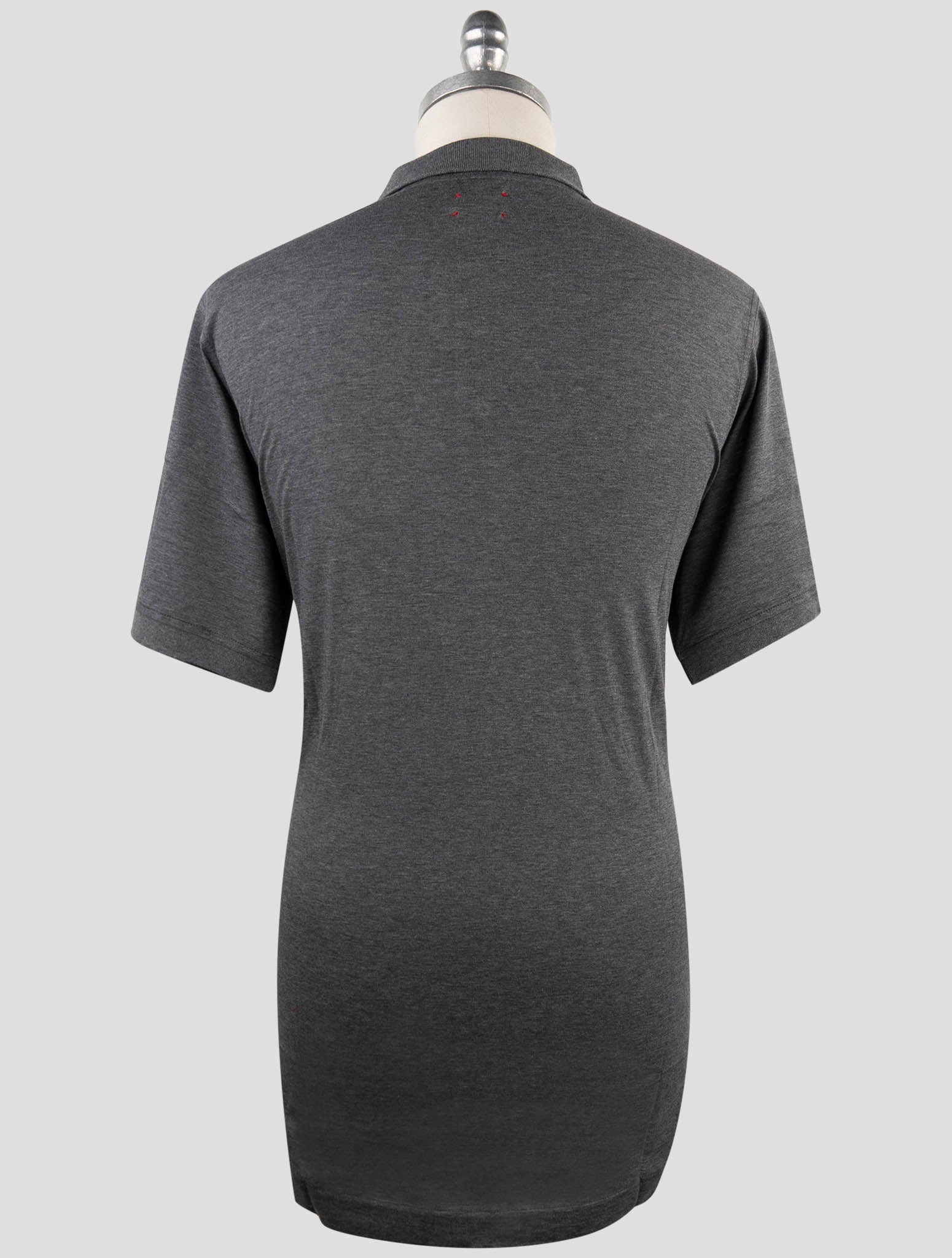 Kiton Gray Cotton Polo