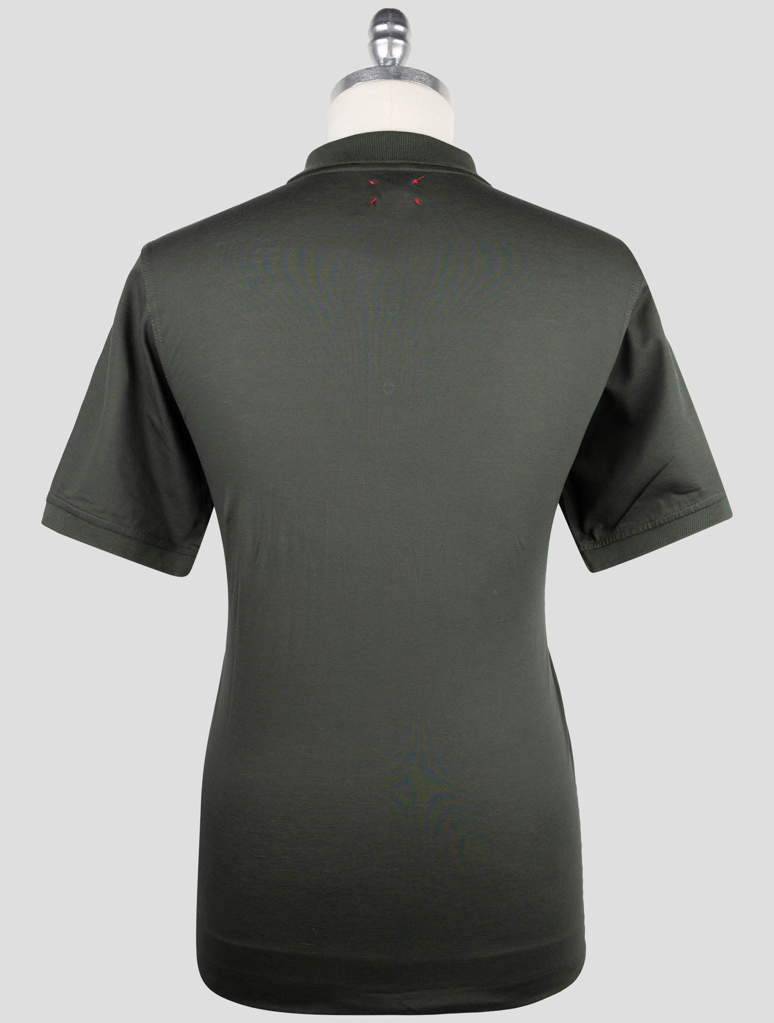 Kiton Green Cotton Polo