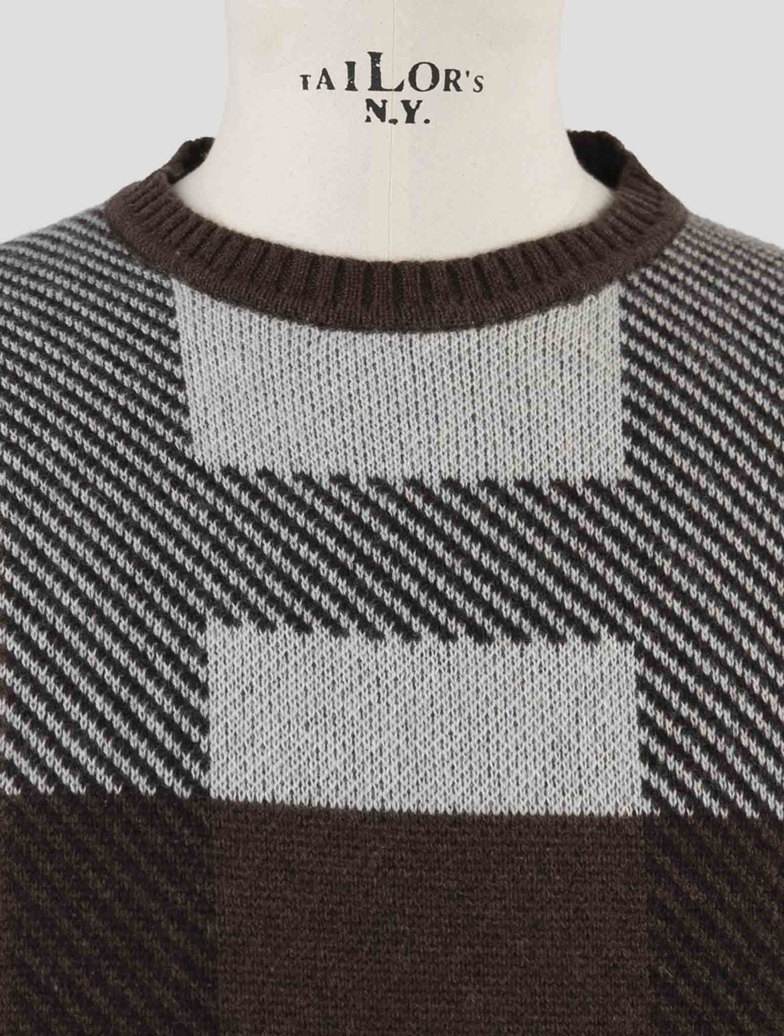 Kiton Multicolor Cashmere Sweater Crewneck