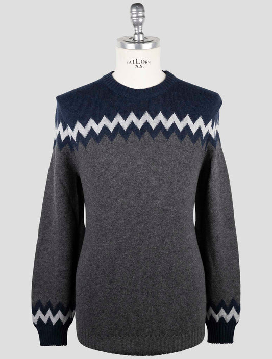 Kiton Multicolor Cashmere Sweater Crewneck