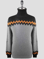 Kiton Multicolor Cashmere Sweater Turtleneck
