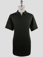 Kiton Green Cotton Polo